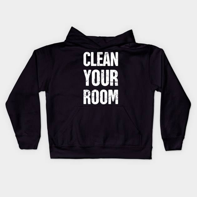 Peterson - Clean Your Room Kids Hoodie by MeatMan